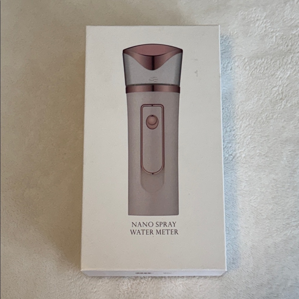Rose Gold Nano Spray Water Meter